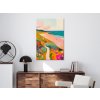 Farebná plážová prechádzka-obraz na dreve int vintessia