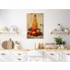 Oranžová harmónia-obraz na dreve int vintessia