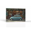 Klasický automobil pred kaviarňou | Obrazy Vintessia