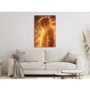 Ohnivá Aura-obraz na dreve int vintessia