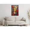 Rozbité farebné panely- obraz na dreve int vintessia