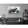 Technická elegancia motocykla-obraz na dreve int vintessia