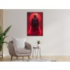 Postava v červenej hmle-obraz na dreve int  vintessia