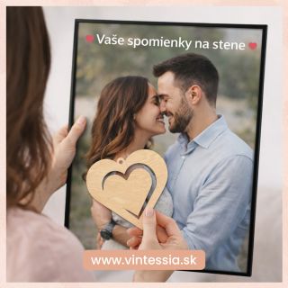 💝Čo môže byť lenší darček na Valenína ako obraz z fotky? Darujte svojej polovičke obraz s krásnou vašou spomienkou❤️...