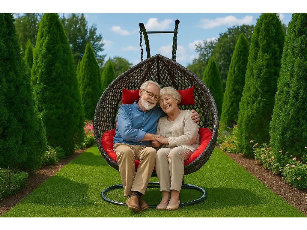 Hojdacie dvojkreslo VINTINO – Pohodlie a relax vo dvojici pre váš domov aj záhradu