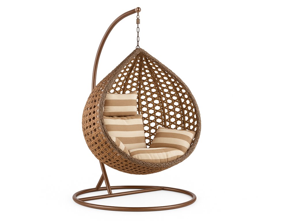 Závesné hojdacie kreslo – ideálne miesto pre relax