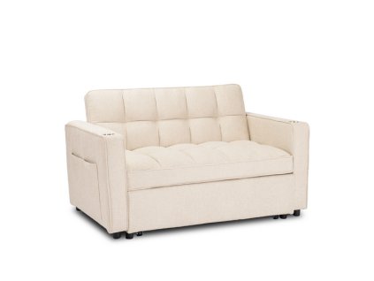 LAURES VINTINO rozkladací gauč bežový 1