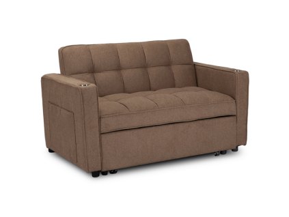 LAURES VINTINO rozkladacie kreslo hnede 1