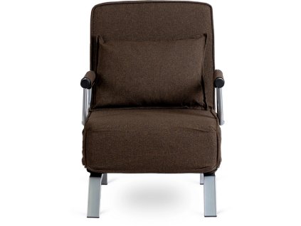 LAURES VINTINO Kreslo pohovka PRATO rozkladacia hnedá 1