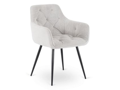 LAURES VINTINO Stolička STAR bežová látka 1