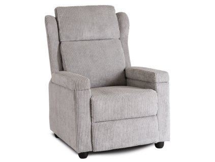 LAURES VINTINO Kreslo DARIO sivé, z menčestru 1