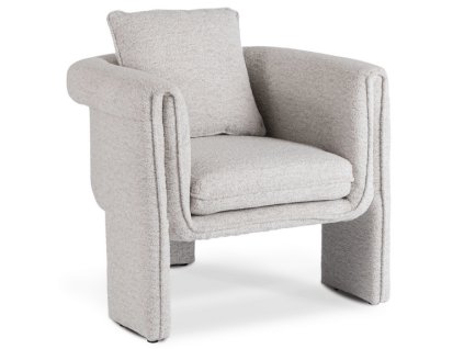 LAURES VINTINO Kreslo SIMONE sivé