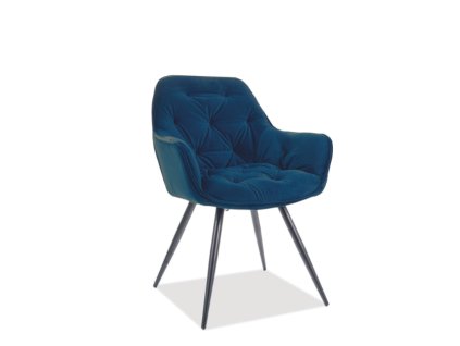 LAURES VINTINO Jedálenská stolička CHERRY MAT VELVET granatova 1