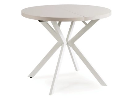 LAURES VINTINO Stôl RENO 90–190 cm Kašmír/Biely