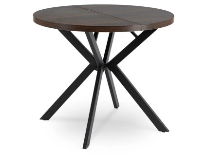 LAURES VINTINO Stôl RENO 90–190 cm Orech/Čierny