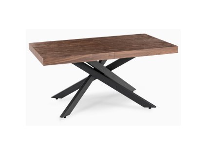 LAURES VINTINO Stôl AGORDO 160–240 cm Orech/Čierny