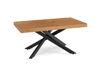 LAURES VINTINO Stôl AGORDO 160–240 cm Dub Zlatý/Čierny