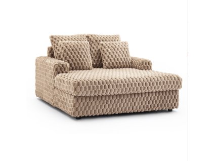 LAURES VINTINO Kreslo SHERYL hnedé