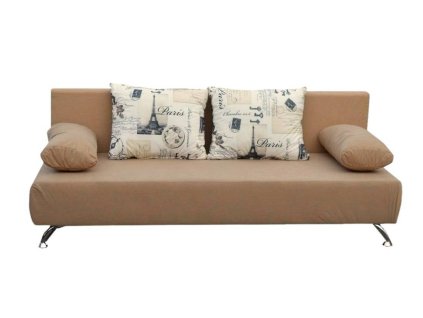 LAURES VINTINO Lacná rozkladacia pohovka KALI LUX kremová 1