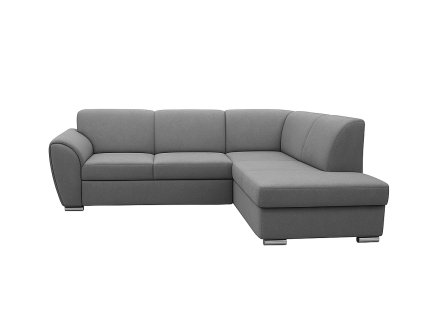 LAURES VINTINO Rohová rozkladacia sedačka DORIS P siva 1