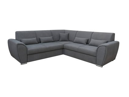 LAURES VINTINO Rohová rozkladacia sedačka ROYAL L+2 sivá 1