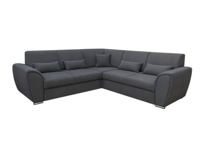 LAURES VINTINO Rohová rozkladacia sedačka ROYAL L+2 antracyt 1