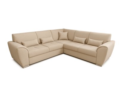 LAURES VINTINO Rohová rozkladacia sedačka ROYAL 2+L bežova 1
