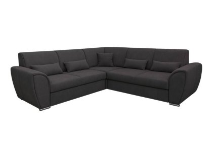 LAURES VINTINO Rohová rozkladacia sedačka ROYAL 2+L čierna 1