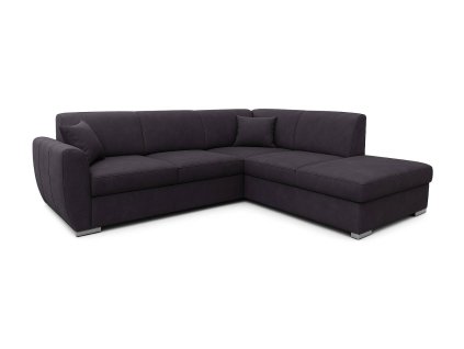 LAURES VINTINO Rohová rozkladacia sedačka DOLORES LETTO P čierna 1