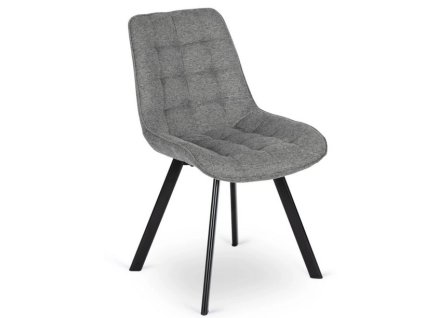LAURES VINTINO Kreslo BERA Látka - sivá