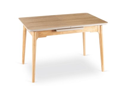 LAURES VINTINO Keramický stôl ADAMO 138-178 cm dub