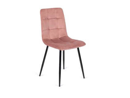 vintino laures jedalenska stolicka monza ruzova čierne nohy zamatová velurova welurova stolicka 1