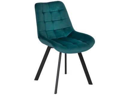 LAURES VINTINO calunene kreslo stolicka do jedalne kuchyne zamat zamatová tyrkysova 4