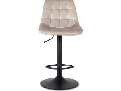 vintino laures barova stolicka zamatova seda siva otocna stolicka cierna podstava vyskovo nastavitelna jedalenska stolicka 4