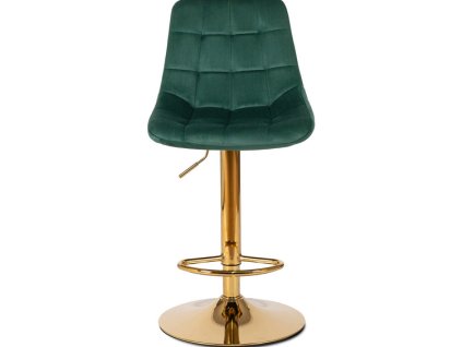 vintino laures zamatova otočna barova stolička zlatá podstava 6