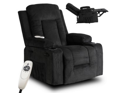 vintino laures masazne kozene kreslo arien mansester polohovatelne cierne kreslo do obyvacky 4