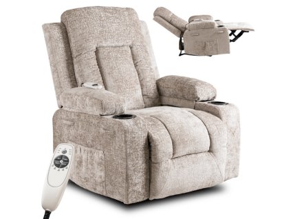 vintino laures masazne zamat kreslo arien mansester polohovatelne bežové kreslo do obyvacky 3