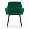 vintino laures jedalenska stolicka zamatova velur nola zelena smaragdova 2