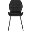 LAURES VINTINO jedalenske kuchynské kreslo čierna farba čierne nohy 8