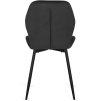 LAURES VINTINO jedalenske kuchynské kreslo čierna farba čierne nohy 10