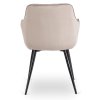 LAURES VINTINO Stolička STAR bežová zamatová 8