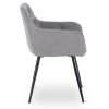 LAURES VINTINO Stolička STAR sivá látka 4