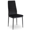 LAURES VINTINO Stolička ROZZANO čierna zamatová 1