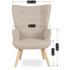 LAURES VINTINO Kreslo AVEZANO bežové 11