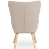 LAURES VINTINO Kreslo AVEZANO bežové 9