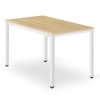 LAURES VINTINO Stôl TESSA 120cm x 60cm dub biele nohy 1