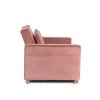LAURES VINTINO Kreslo JEREMY ružové, z velúru 4