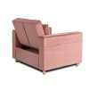 LAURES VINTINO Kreslo JEREMY ružové, z velúru 7