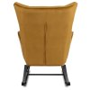 LAURES VINTINO Kreslo ANTONIO hojdacie, horčicové 10