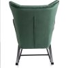 LAURES VINTINO Kreslo ANTONIO hojdacie, zelené 4